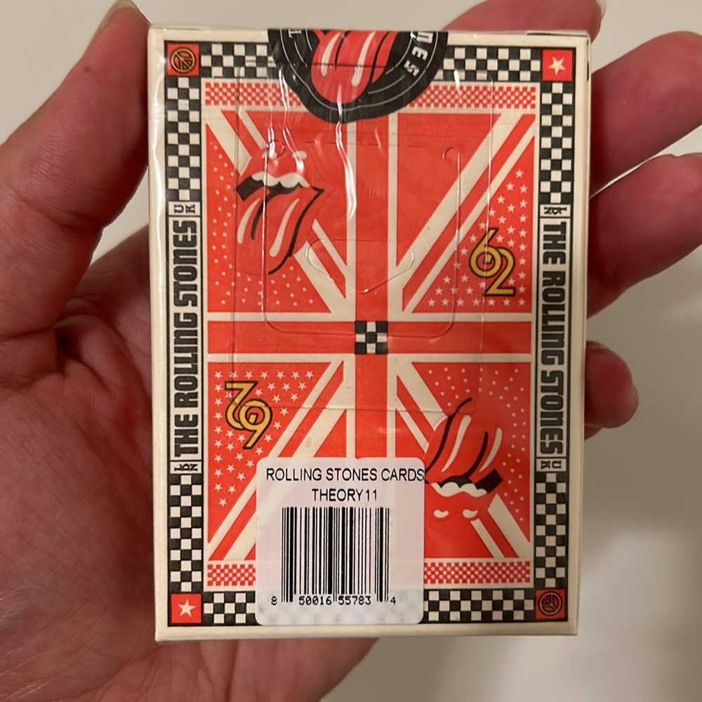 NWT! RARE!! ROLLING STONES playing cards ♥️ ♠️ - Picture 2 of 3